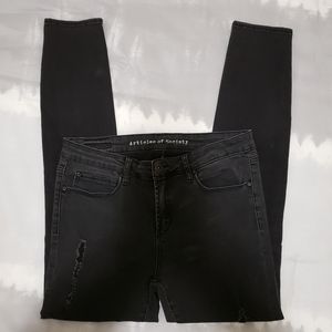 Articles of Society Black distressed Jeans Size 30